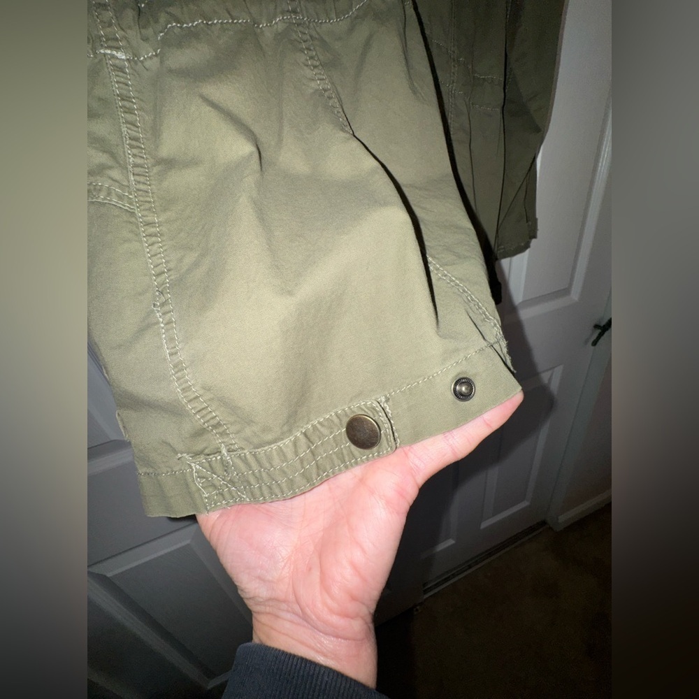 Ashley Utility Collection Cotton Anorak Jacket (Olive Green) - Picture 11 of 11